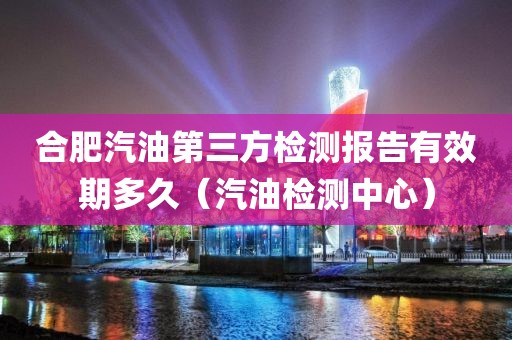 合肥汽油第三方检测报告有效期多久（汽油检测中心）